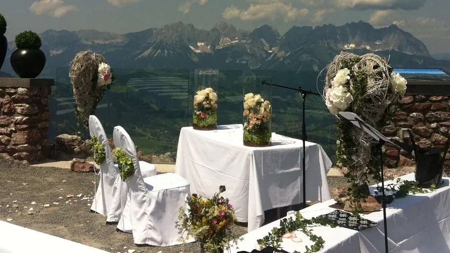 Hochzeit auf dem Hahnenkamm in Kitzbühel